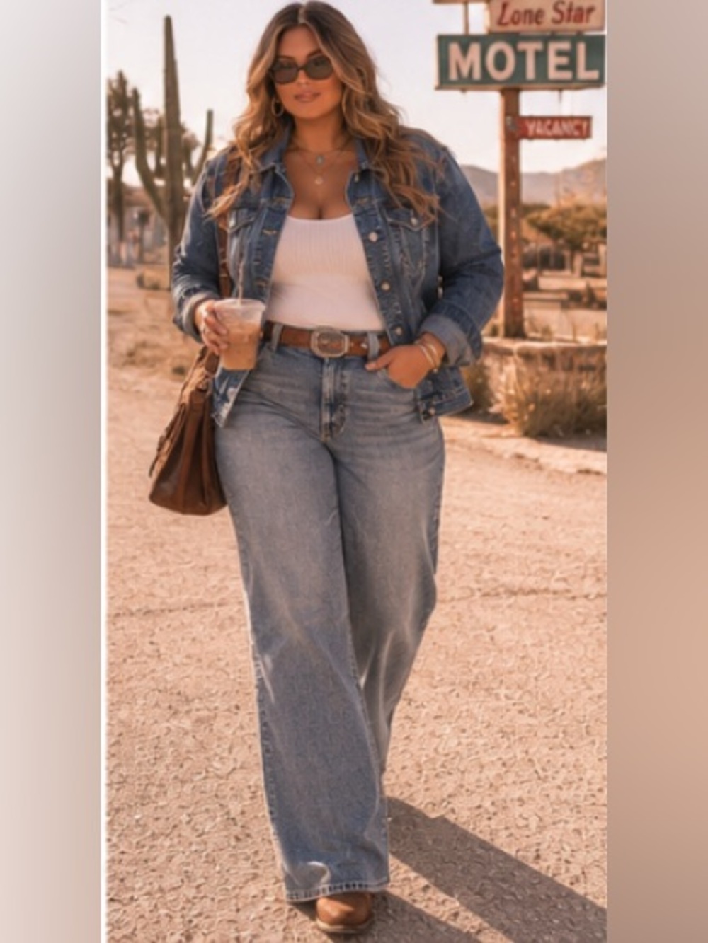 Old Navy Distressed Medium Blue Denim Jean Jacket - Picture 6 of 10